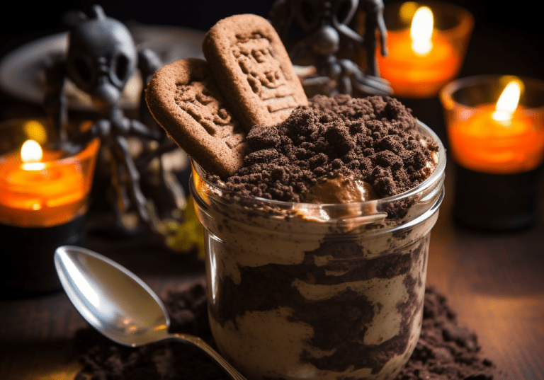 Halloween Dirt Nap Pudding