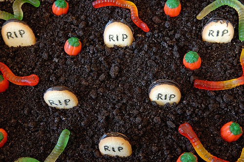 Dirt Nap Pudding cake