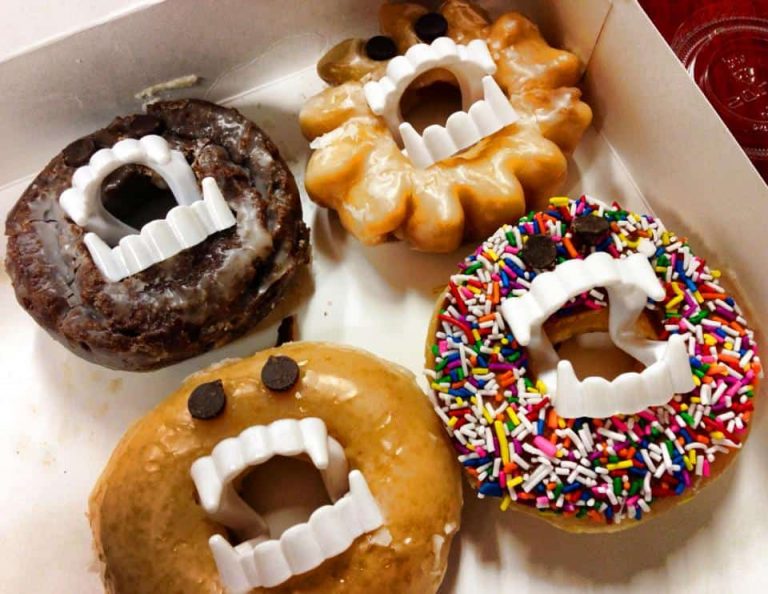 Vampire Halloween Donuts
