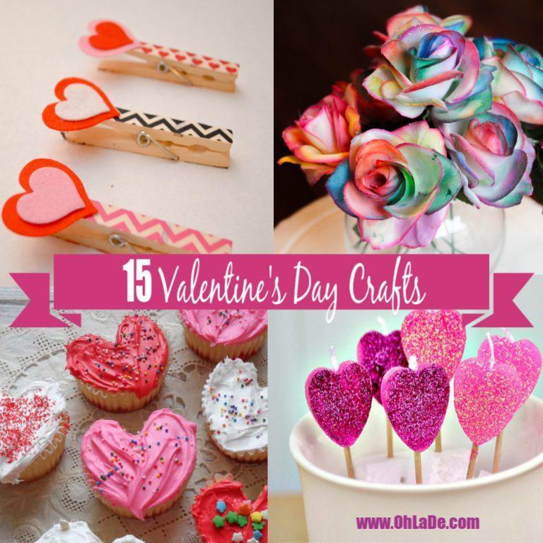15 Fun Valentine’s Day Crafts For Kids Preschool thru Teens