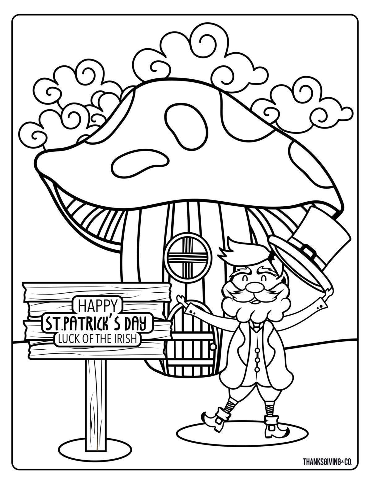 Free Saint Patricks Day Coloring Pages – Printable! – Oh La De