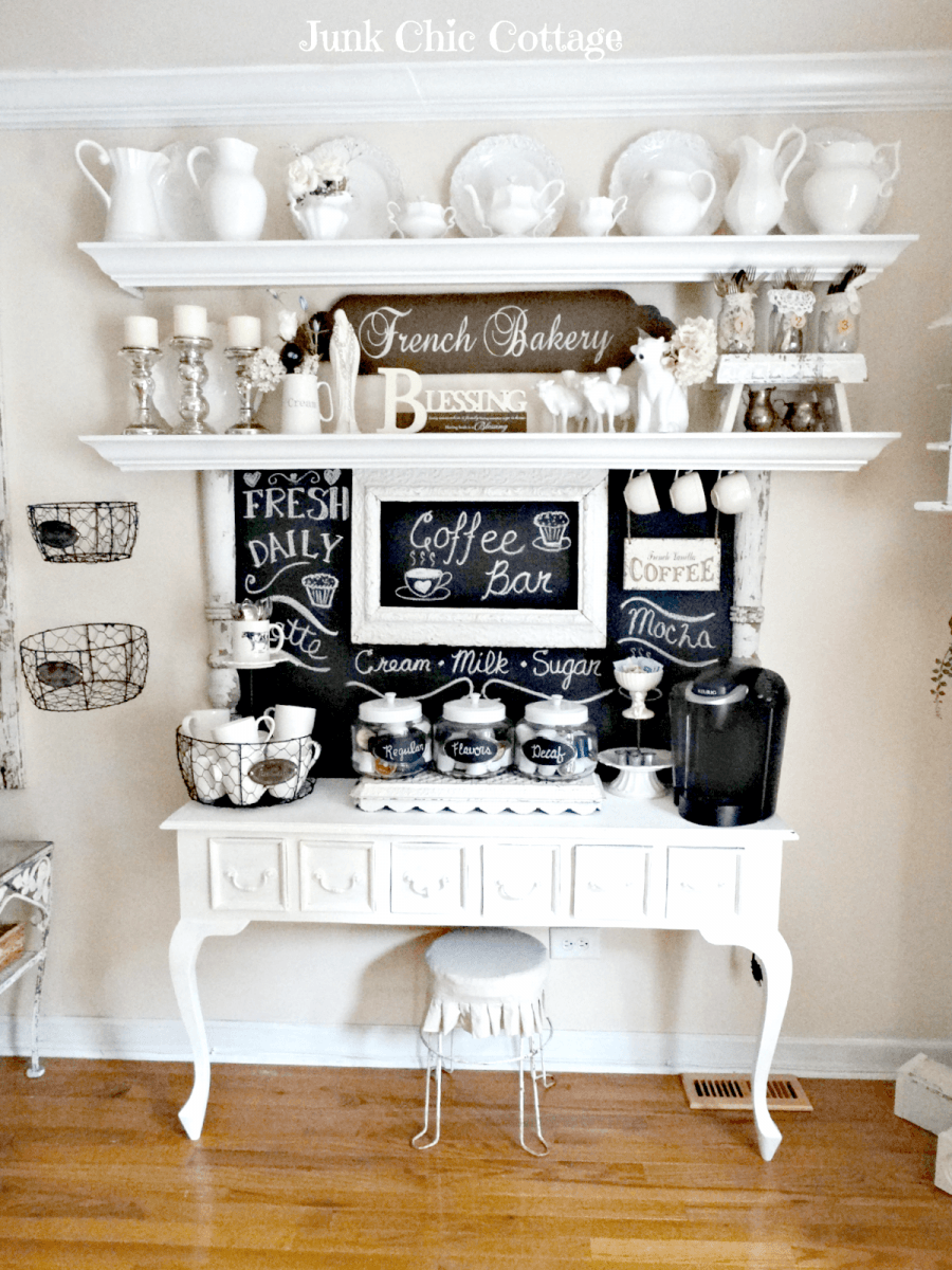 45 Creative Coffee Bar Table Ideas To Try In Your Home Oh La De 8589