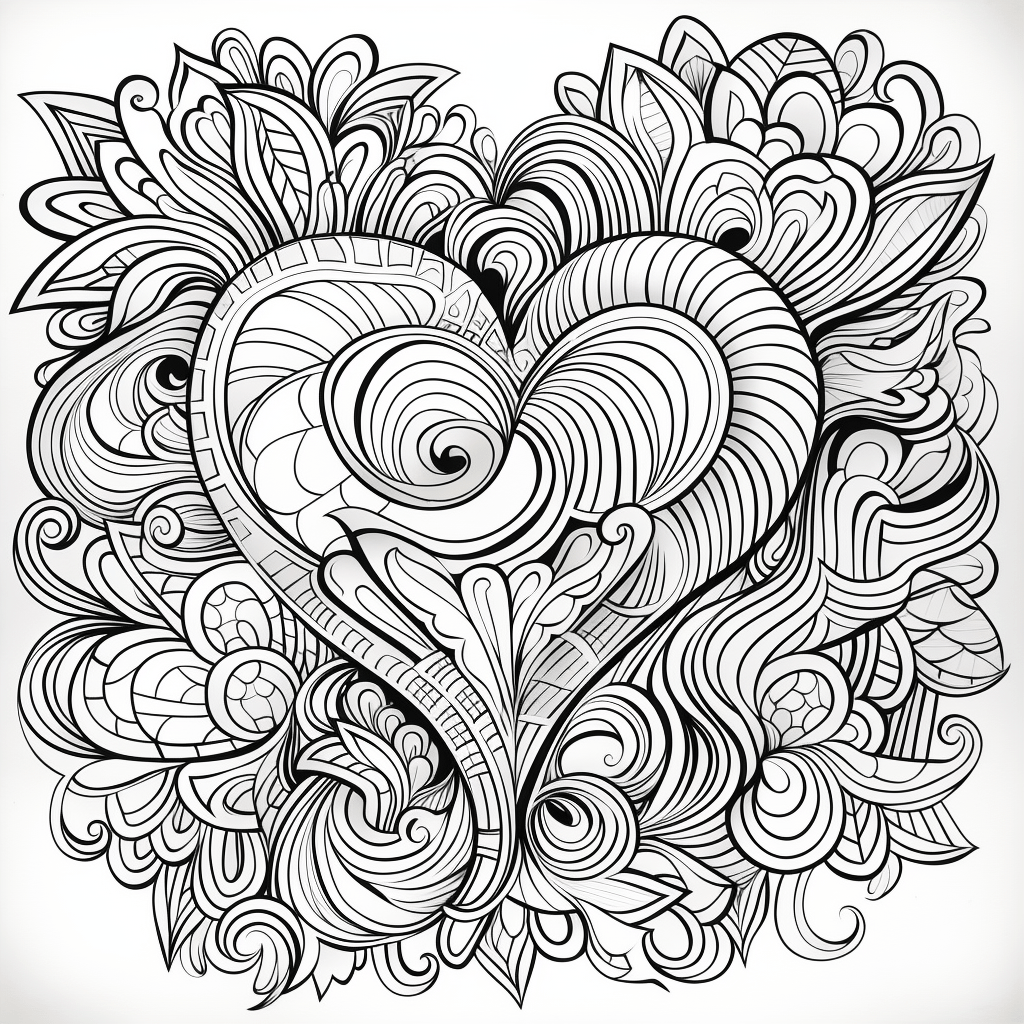 valentines day coloring pages for adults