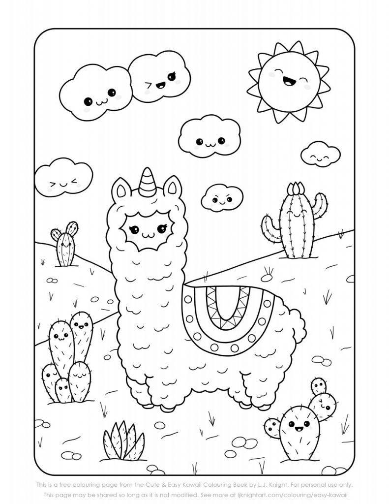 Discover the Adorable World: Free Printable Kawaii Coloring Pages for