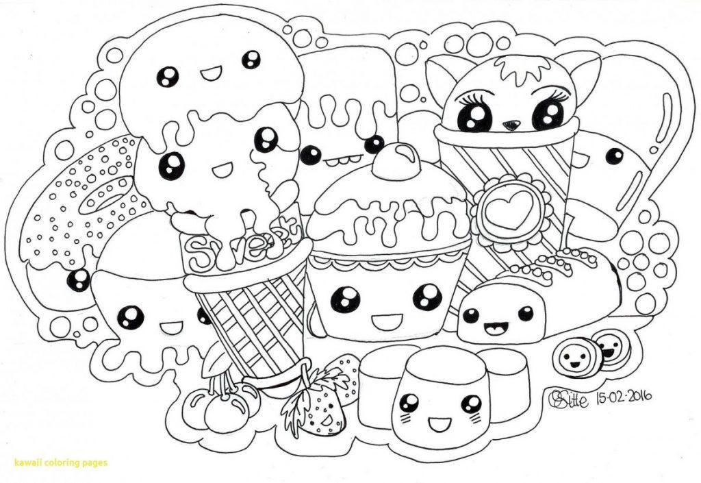 Free Cute Kawaii Coloring Pages for Kids