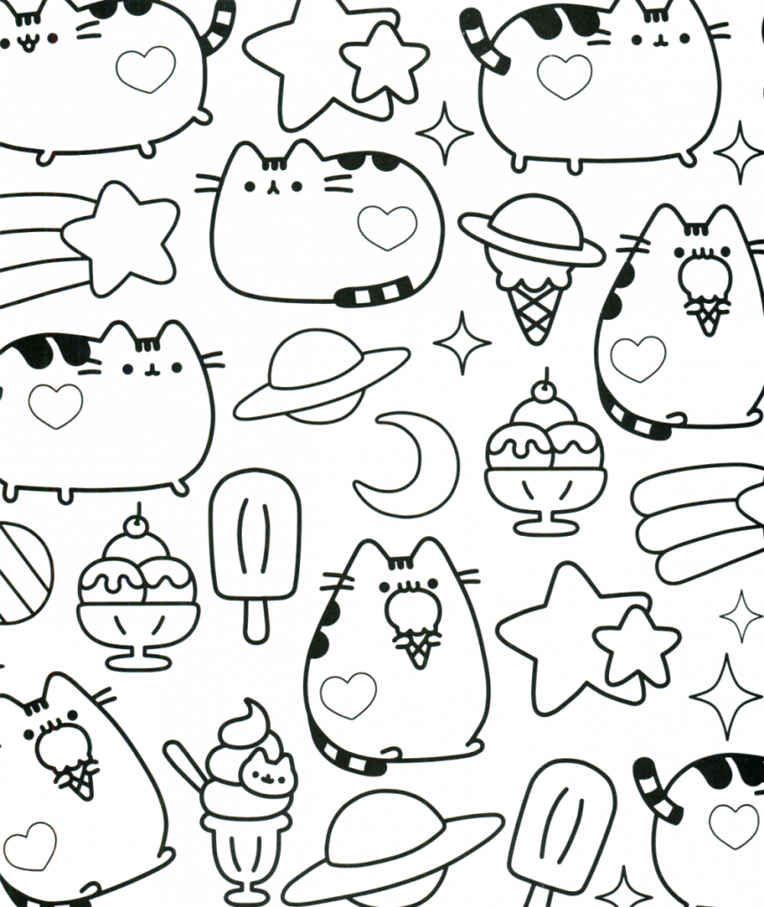 Discover the Adorable World: Free Printable Kawaii Coloring Pages for ...