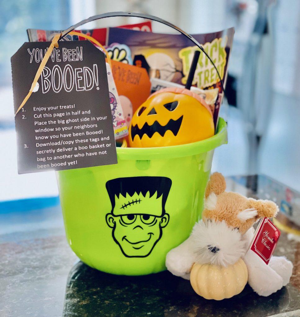 Halloween Boo Basket Ideas and Printable Boo Signs Oh La De