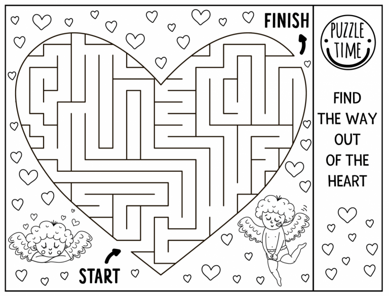 Free Valentines Day Coloring Games & Activity Kit