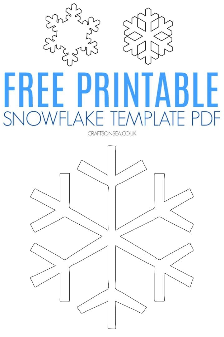 35 Printable Snowflake Cut Out Template Designs With Instructions Oh