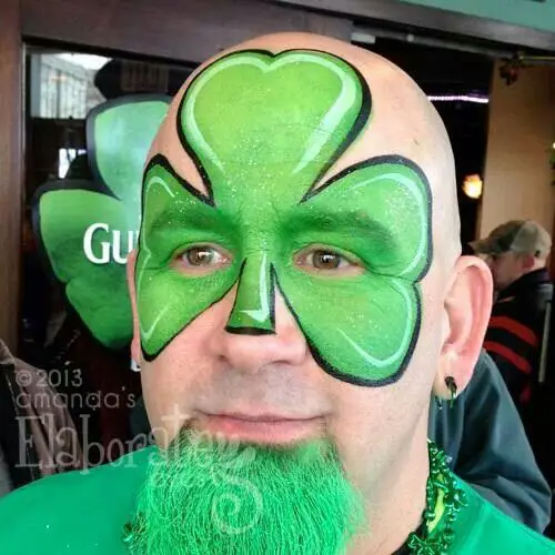 st patricks day face paint ideas