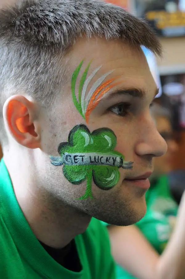 st pattys day face painting ideas