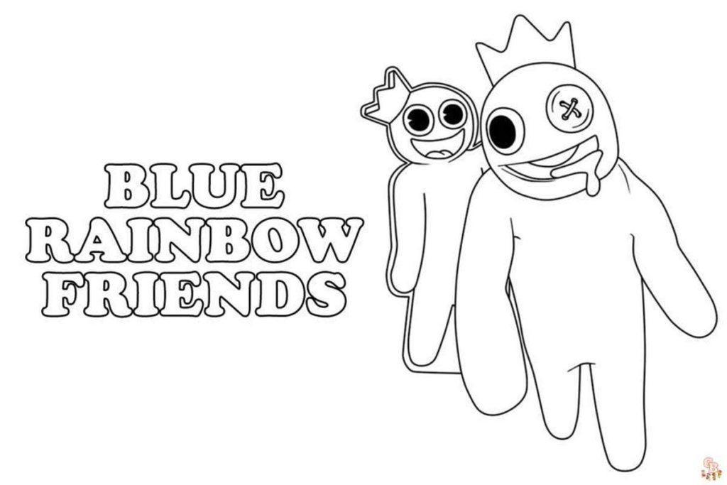 BLUE FACE Rainbow Friends. Blue Roblox Rainbow Friends Characters