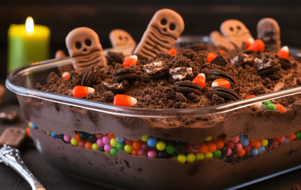Dirt Nap Pudding Cake