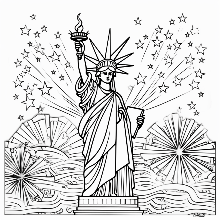Free Printable 4th Of July Coloring Cards For Thanksgiving