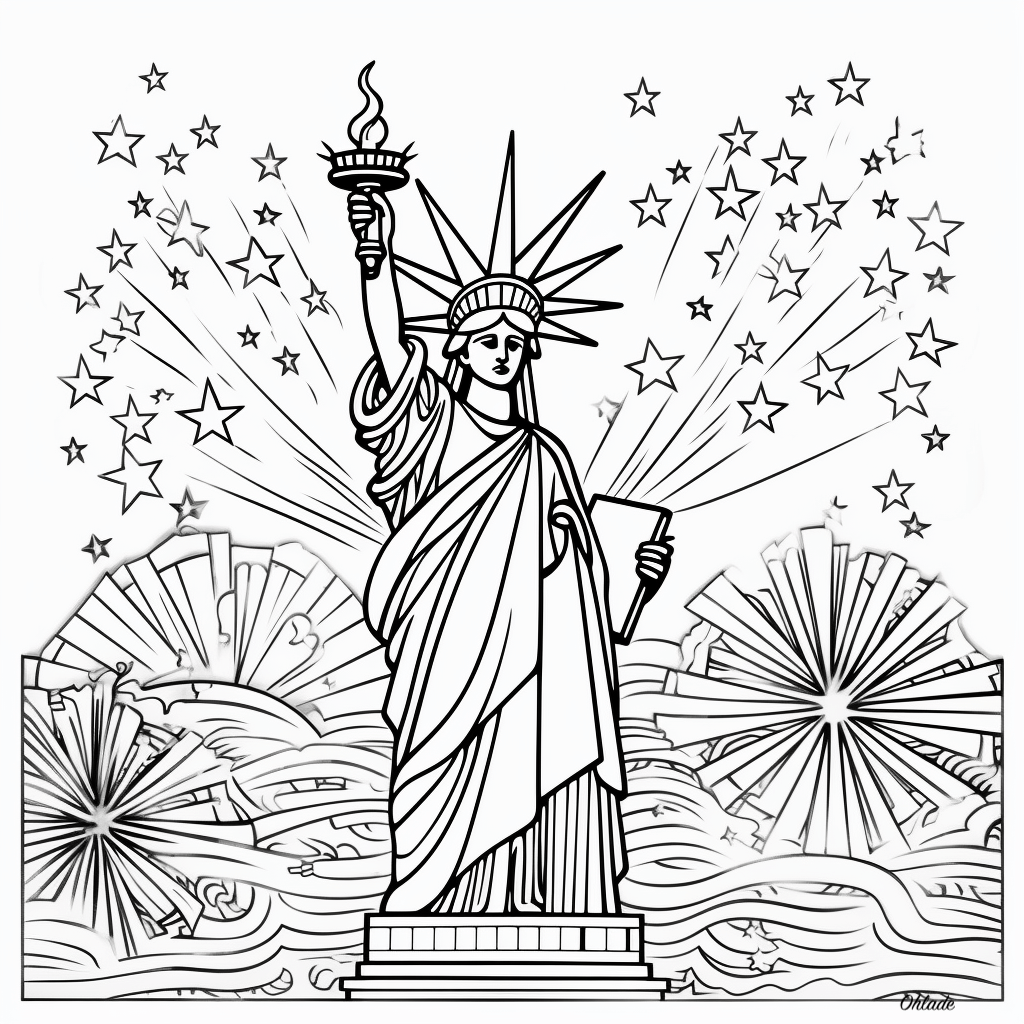 new york flag coloring page