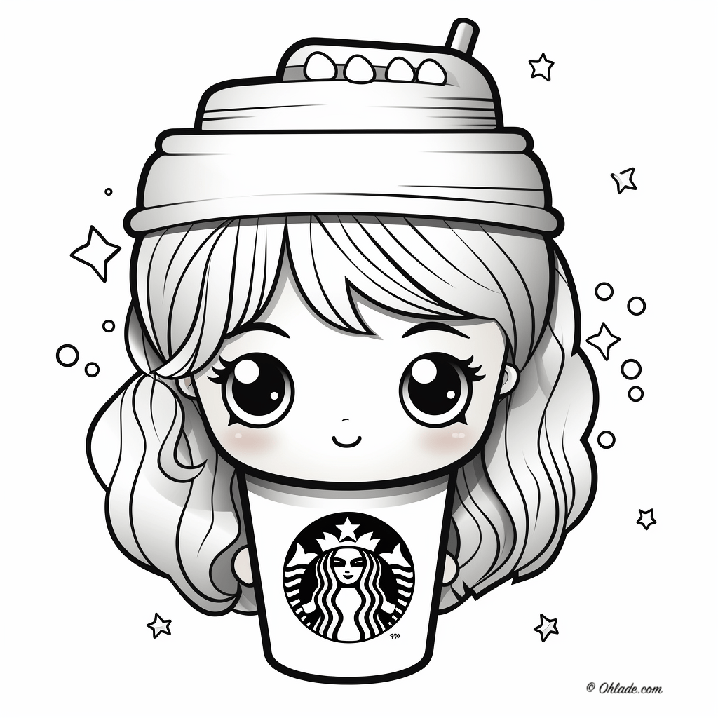 Starbucks Logo Coloring Page