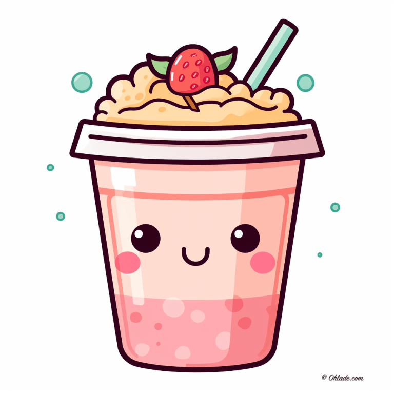 starbucks kawaii coloring pages