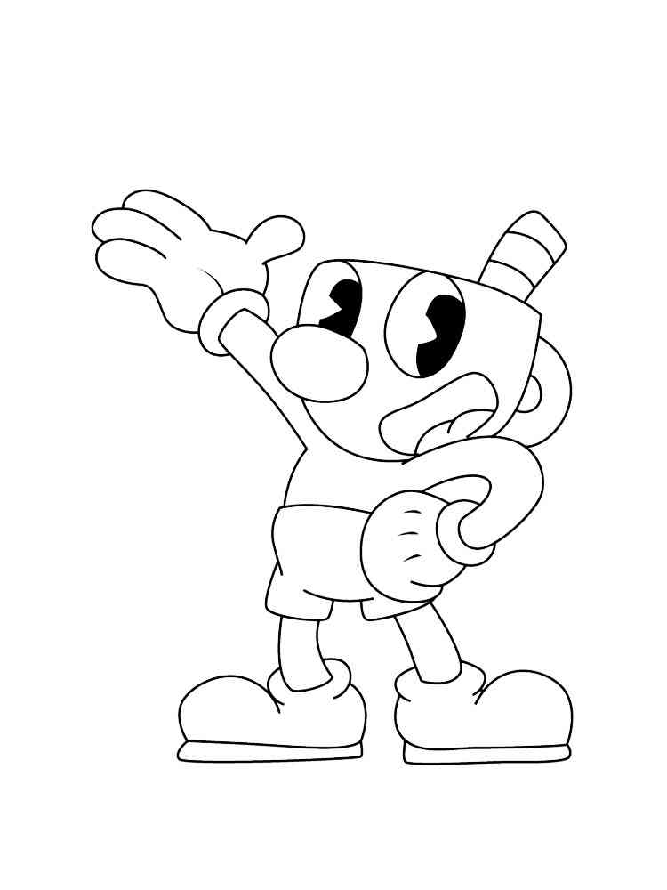 Attention Gamers: Epic Cuphead Coloring Pages Unveiled (Free Printables)