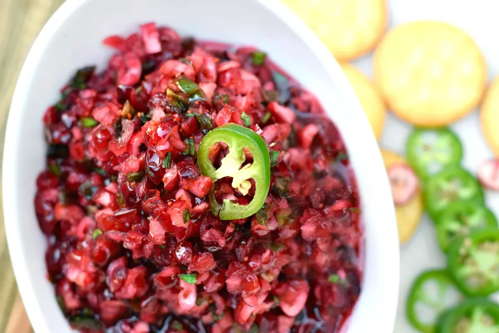 spicy cranberry salsa