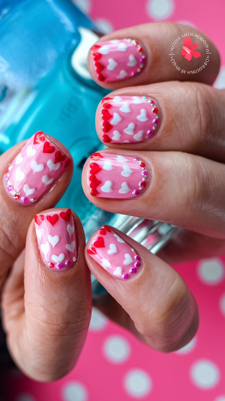 Valentines Nail Art