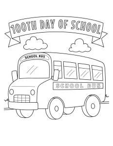 100 days of School Printable Activities and Coloring Pages For Kids ...