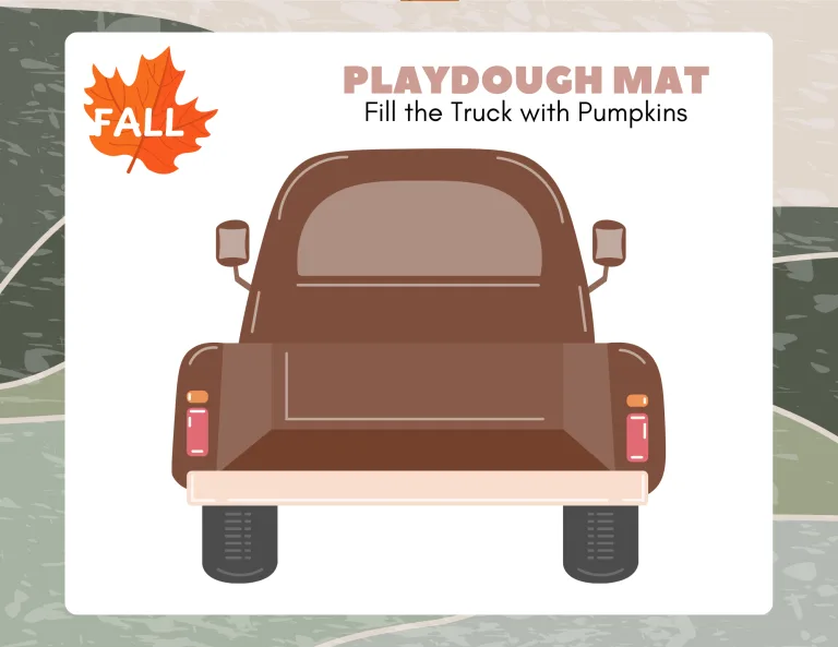 Squish, Shape & Learn: Fun Fall Playdough Mats for Kids!