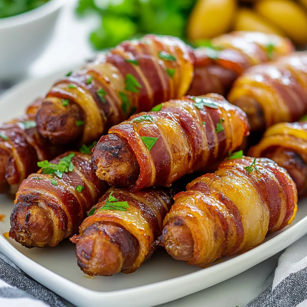 Bacon Wrapped Smokies
