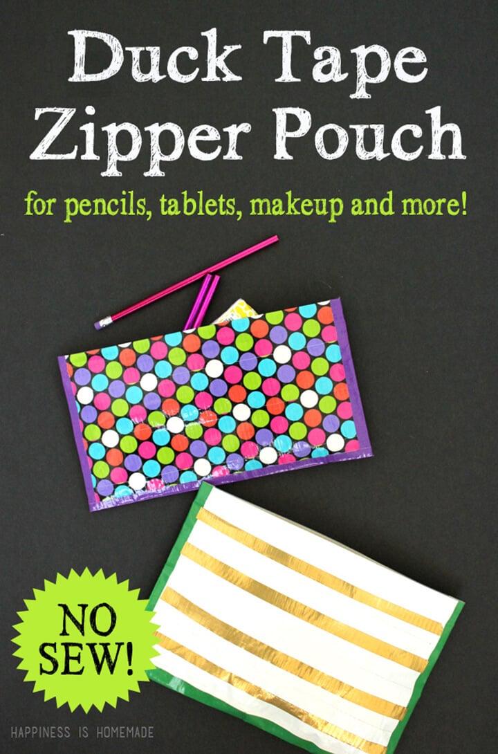 Image for No-Sew Zippered Duck Tape Pouch