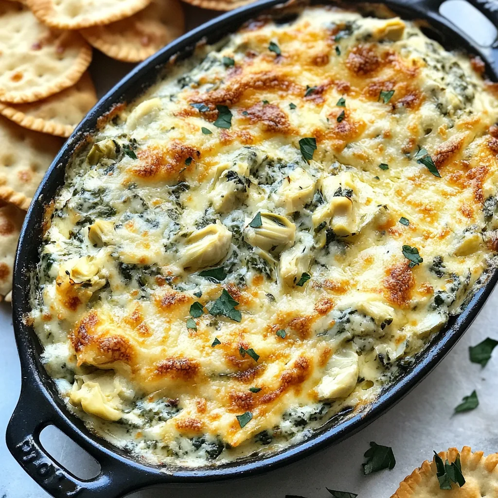 Spinach Artichoke Dip - Easy Football Party Food