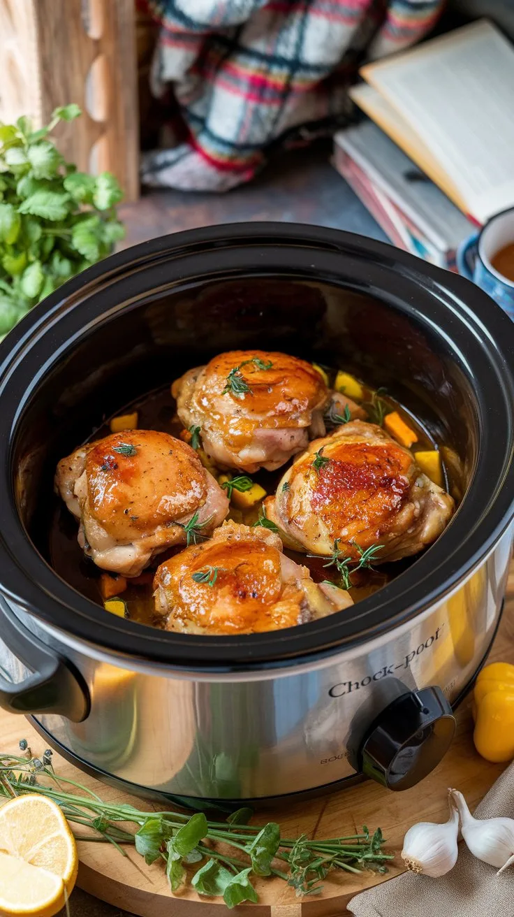 Fall Crockpot Recipes - honey chicken