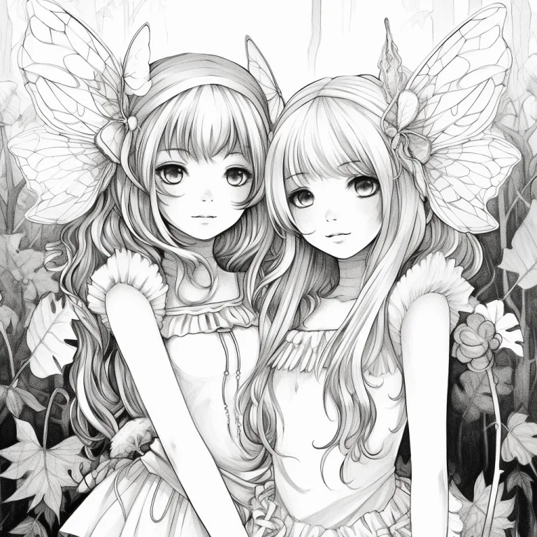 Fairy Coloring Pages