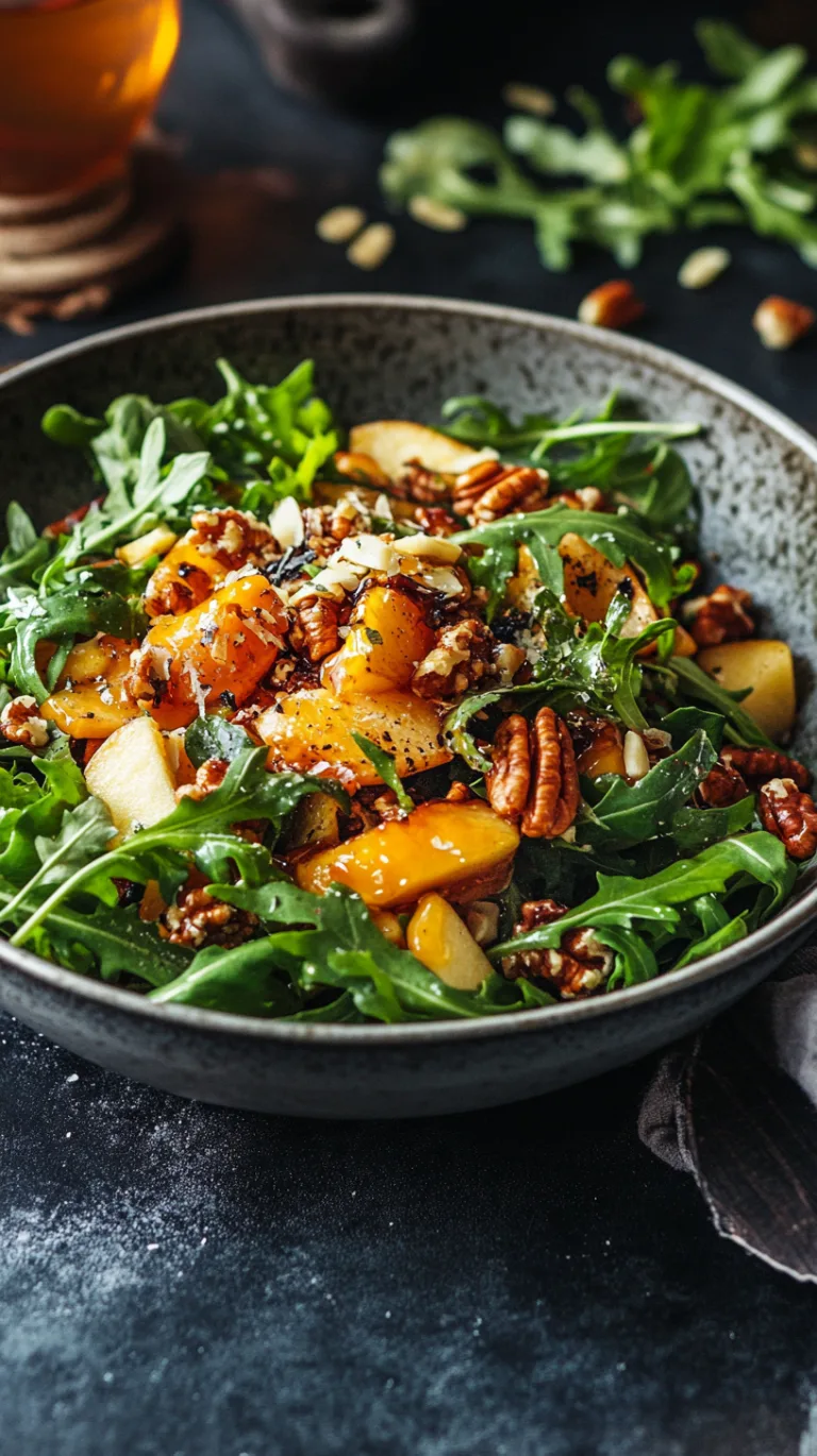 Caramelized Apple and Cheddar Fall Salad