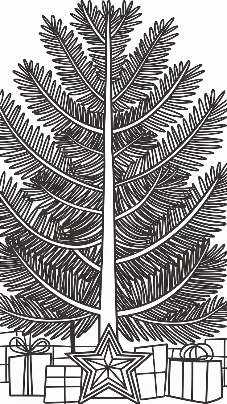 Christmas coloring page