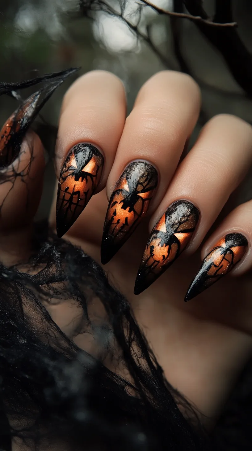 Halloween Painted Nails