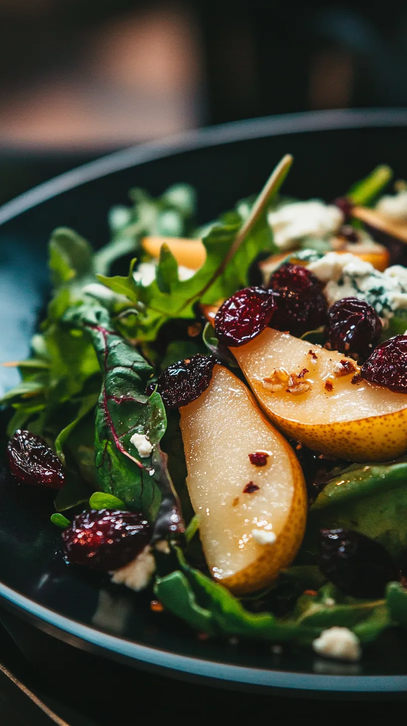 Pear and Gorgonzala Salad