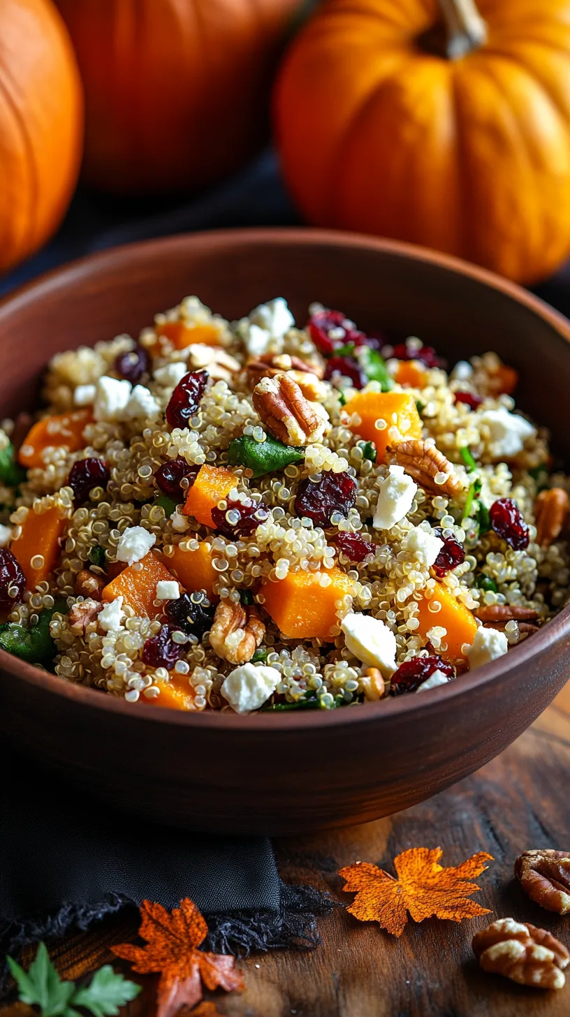 Pumpkin and Quinoa Autumn Salad