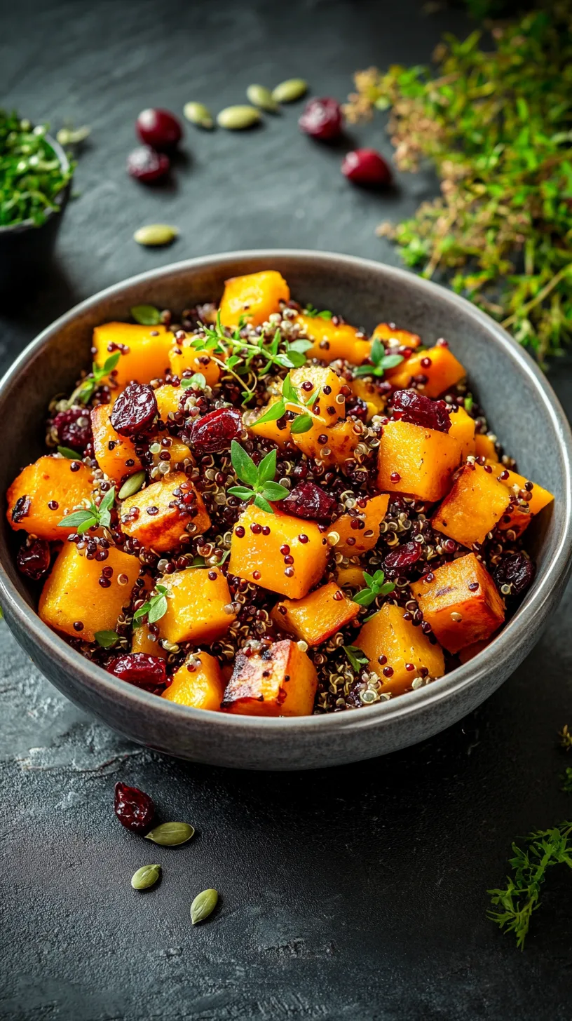 Roasted Butternut Squash and Quinoa Salad