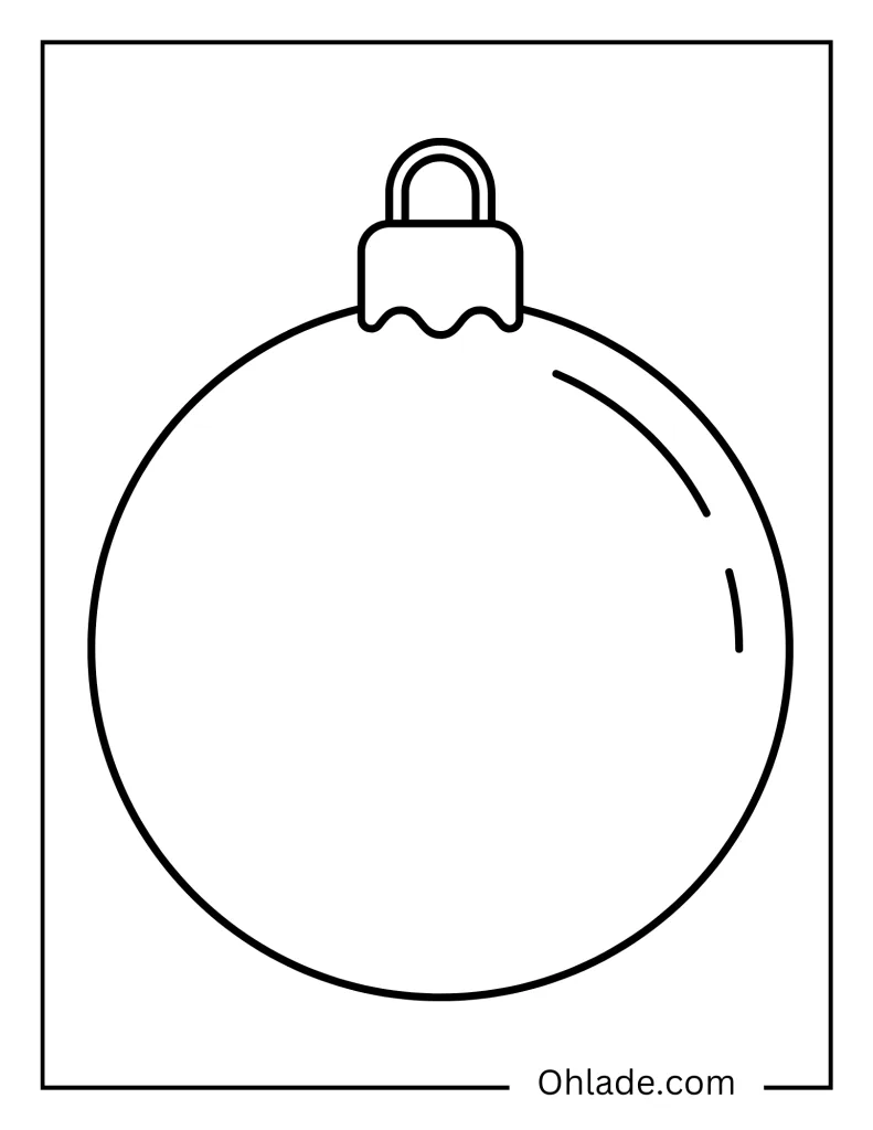Christmas Shapes Templates- Ornament