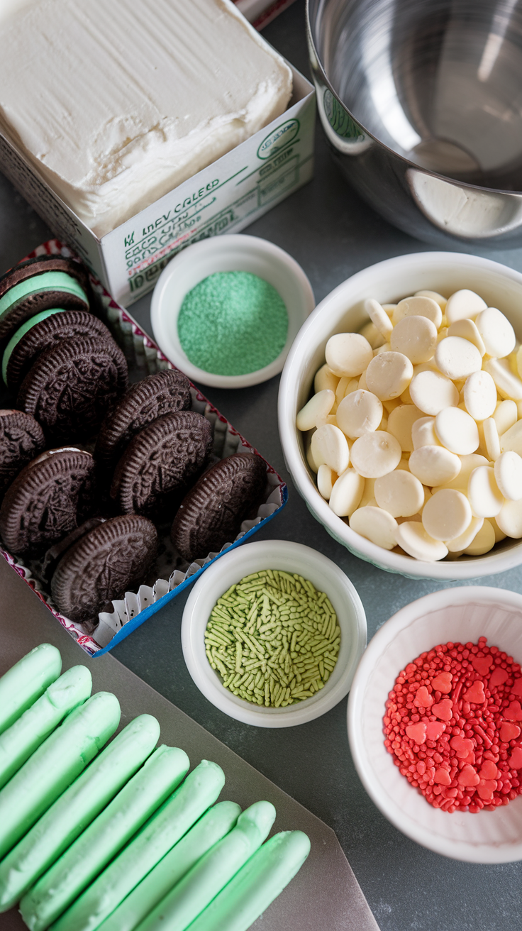Grinch Mint Truffles Ingredients