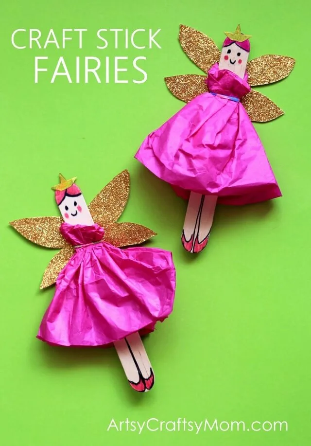 Easy Crafts for Kids - fairies
