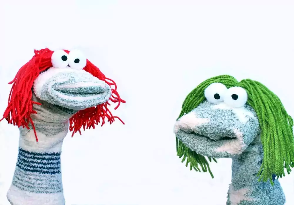 No sew sock puppet crafts