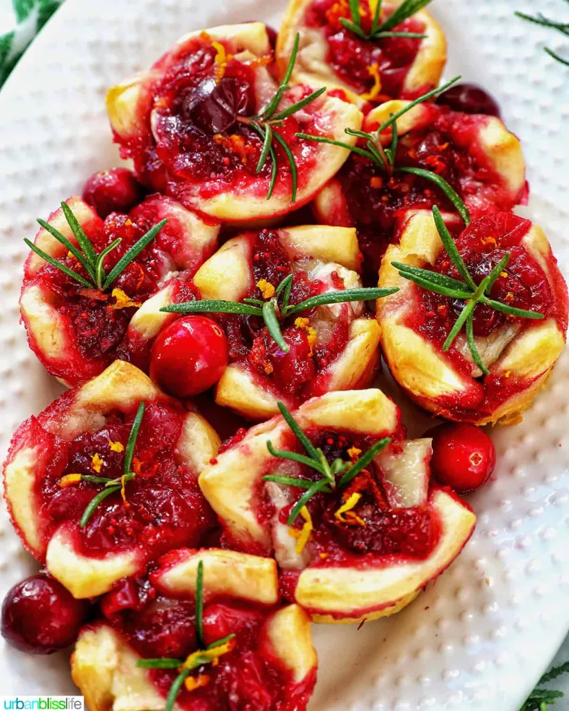 Cranberry Brie Tartlets