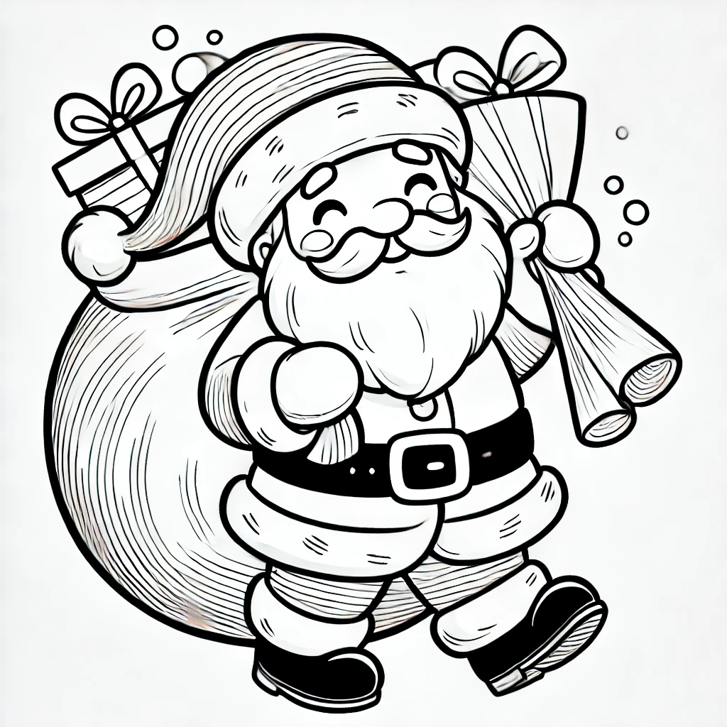 Santa Claus Coloring Pages Your Kids Will Love