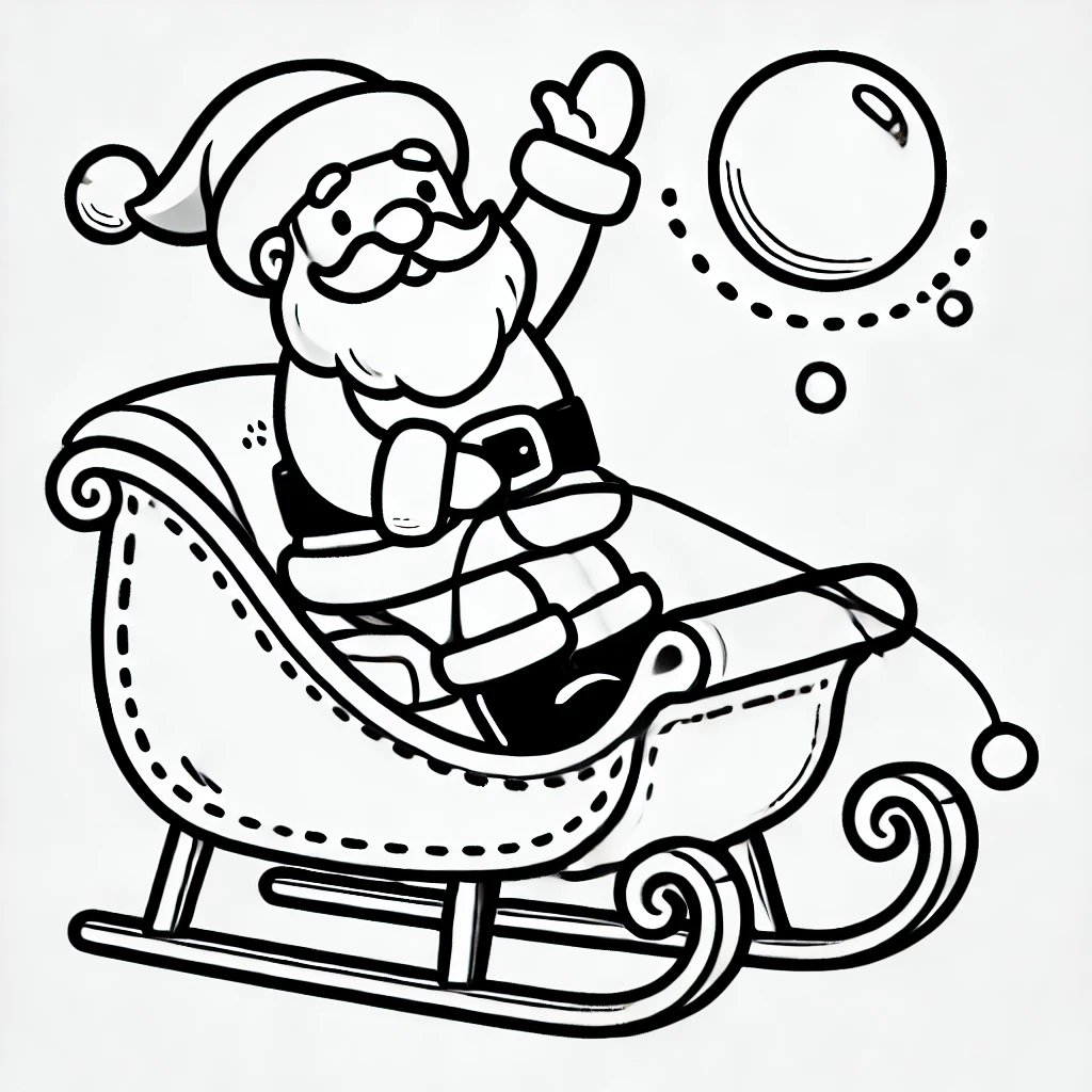 Santa Claus Coloring Pages - Ohlade