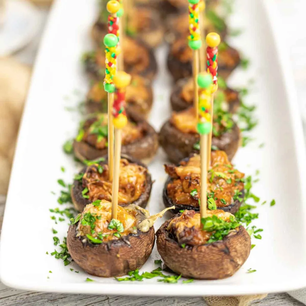 Stuffed Mushrooms New Year's Eve Appetizers