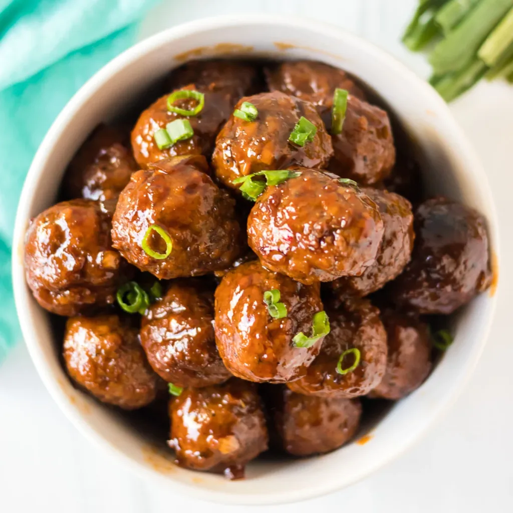 Honey Garlic meatballs
